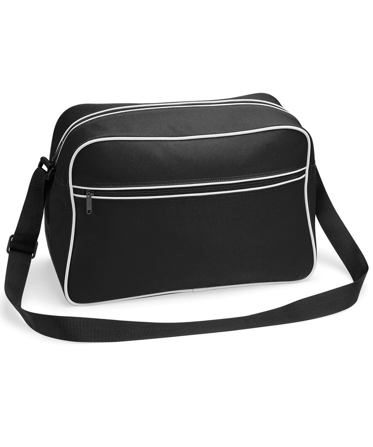 Bags - Retro Axelremsväska Black White One size