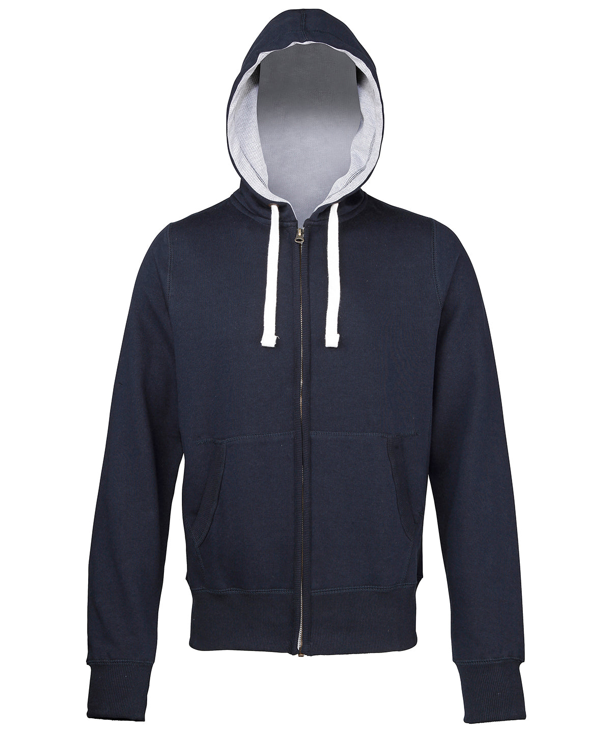 Hoodies - Tjock zoodie New French Navy Grey Inner