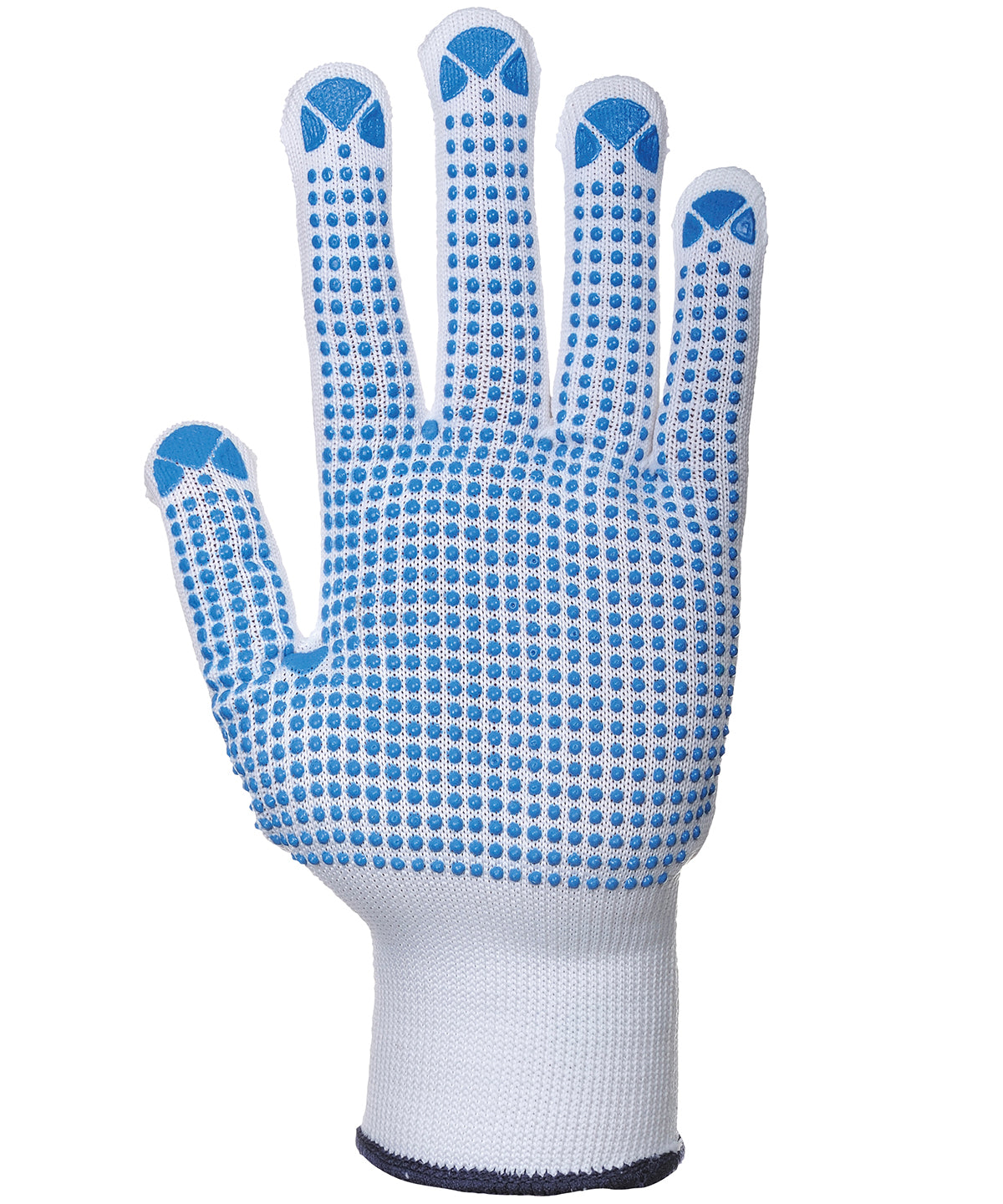 Gloves - Nylonprickhandskar för Bättre Grepp och Fingerfärdighet Blue White