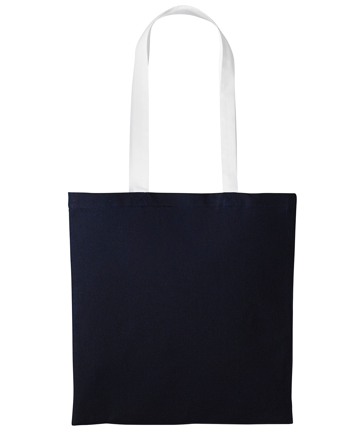 Bags - Varsity-stil Shopper med Långt Handtag Oxford Navy White One size