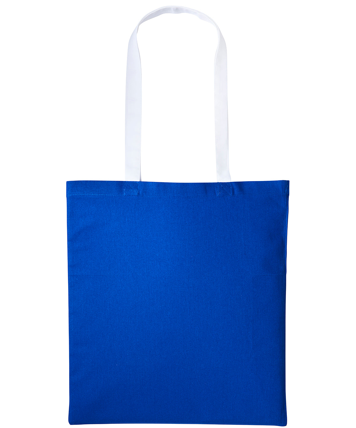 Bags - Varsity-stil Shopper med Långt Handtag Royal White One size