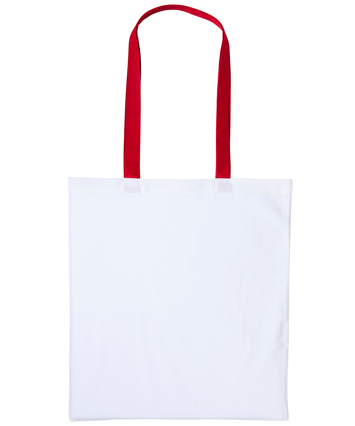 Bags - Varsity-stil Shopper med Långt Handtag White Red One size