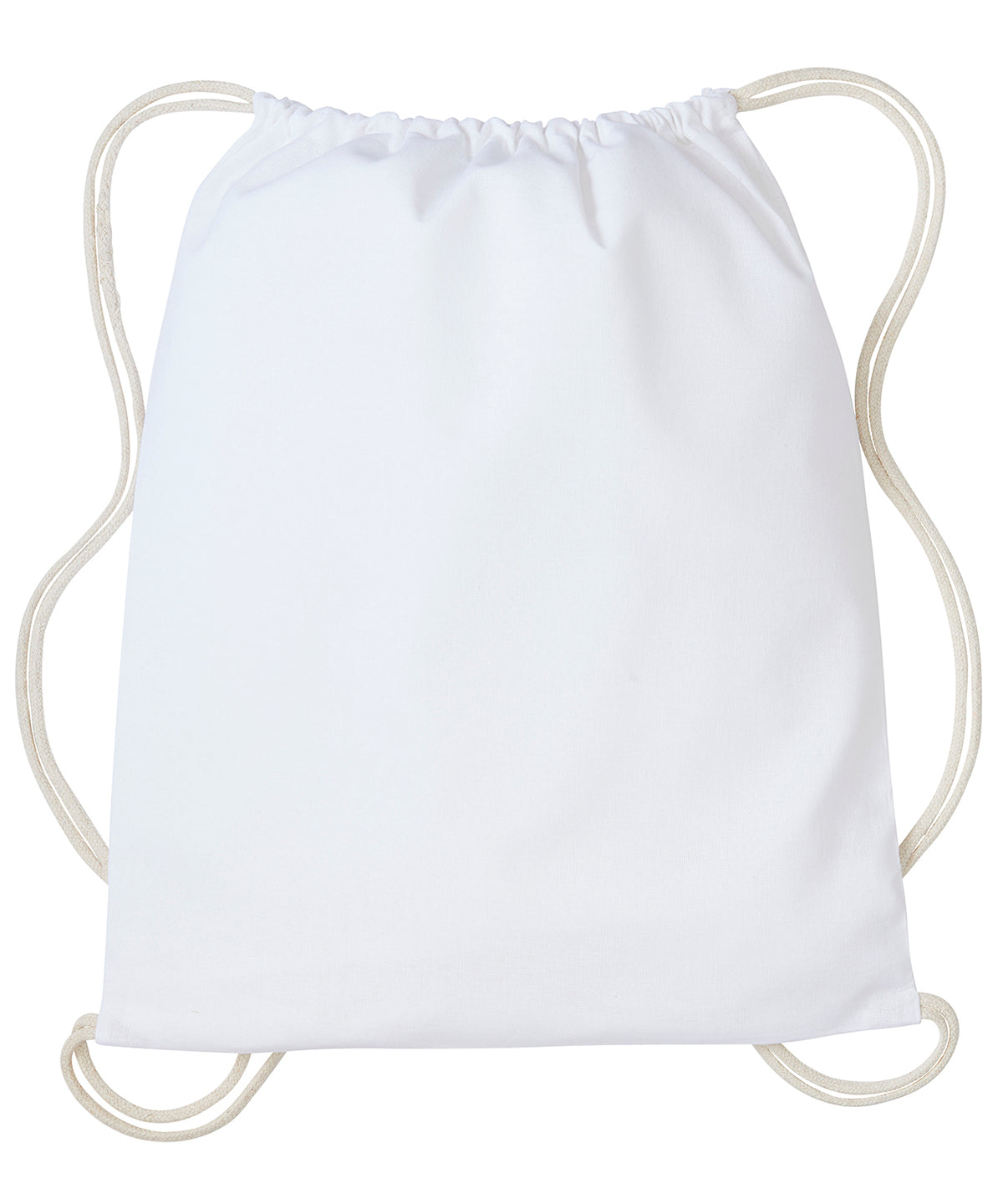 Bags - Stilren och Funktionell Gymväska med Snörning White Natural One size