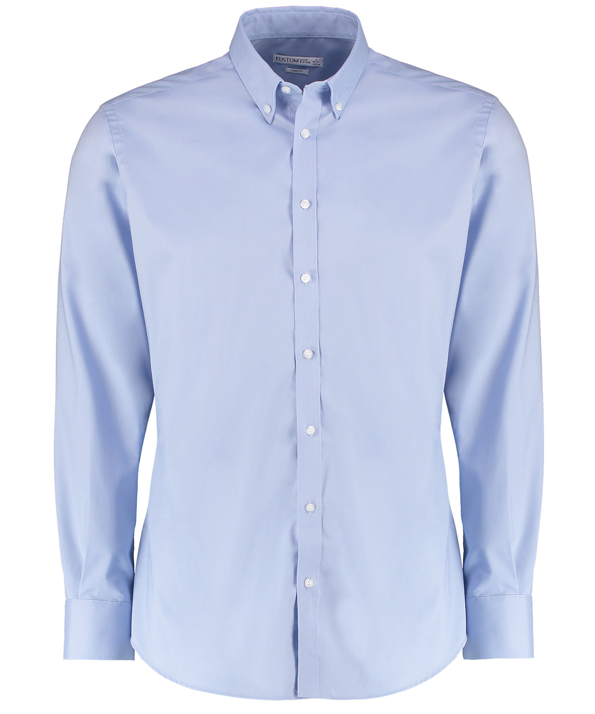 Shirts - Modern och Bekväm Oxfordskjorta med Stretch för Herrar Light Blue