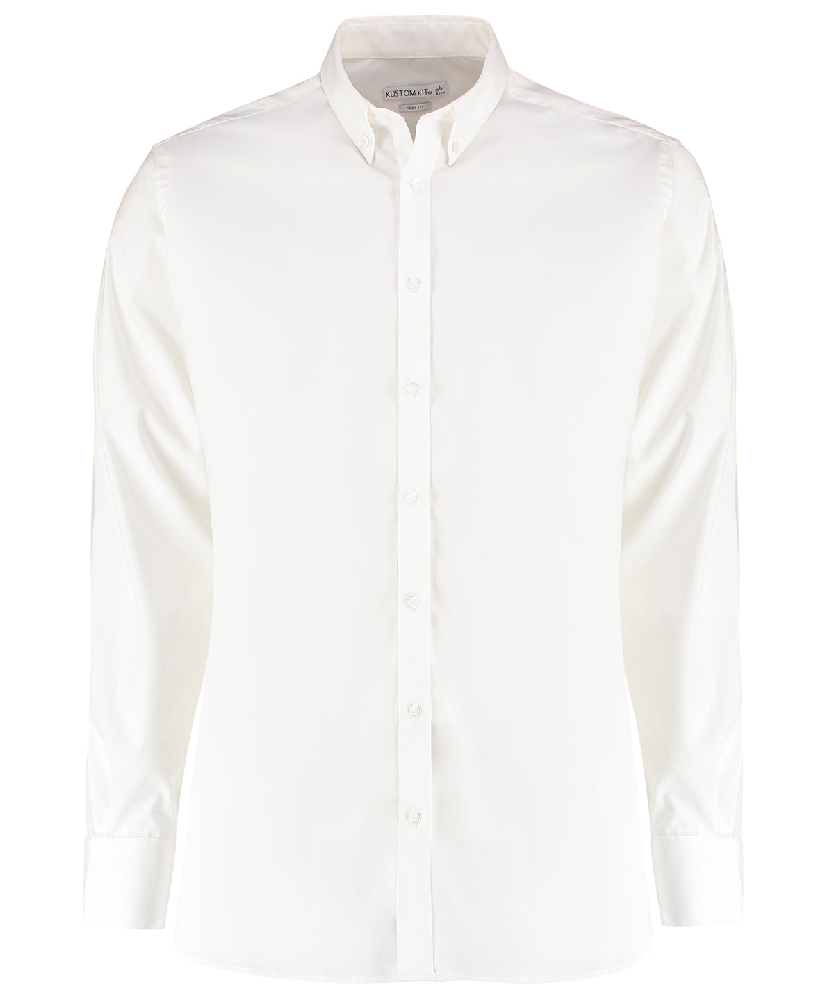 Shirts - Modern och Bekväm Oxfordskjorta med Stretch för Herrar White