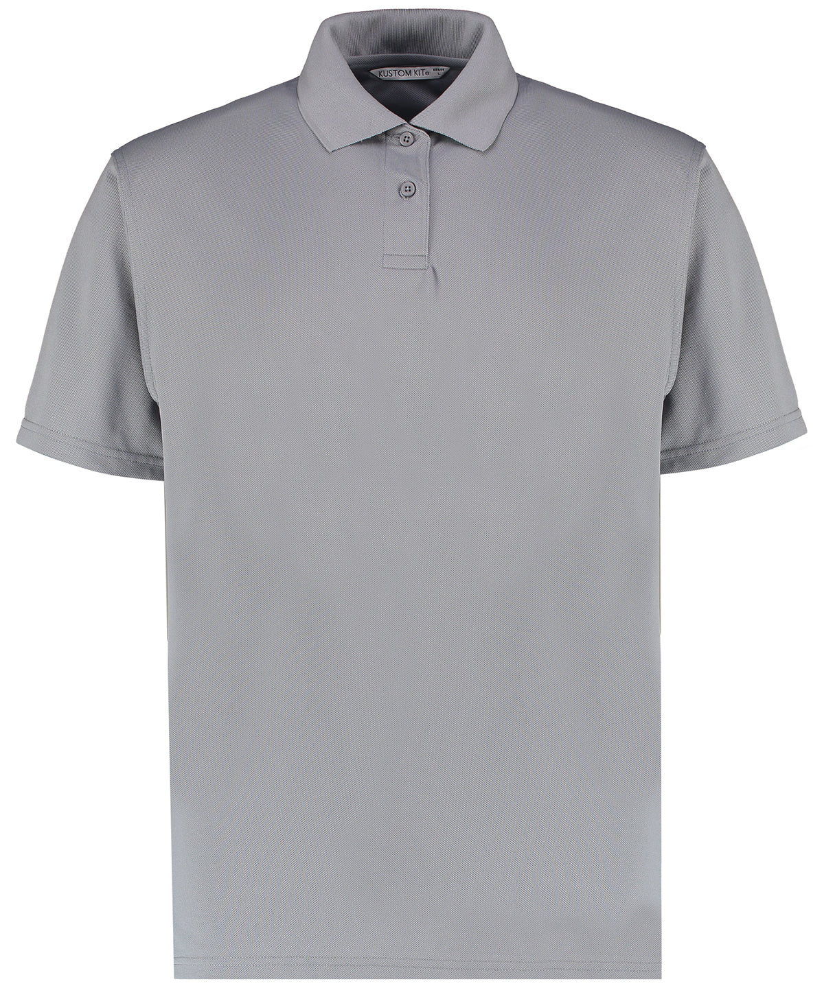 Polos - Bekväm och Högpresterande Piqué-Polo för Herrar Heather Grey Solid