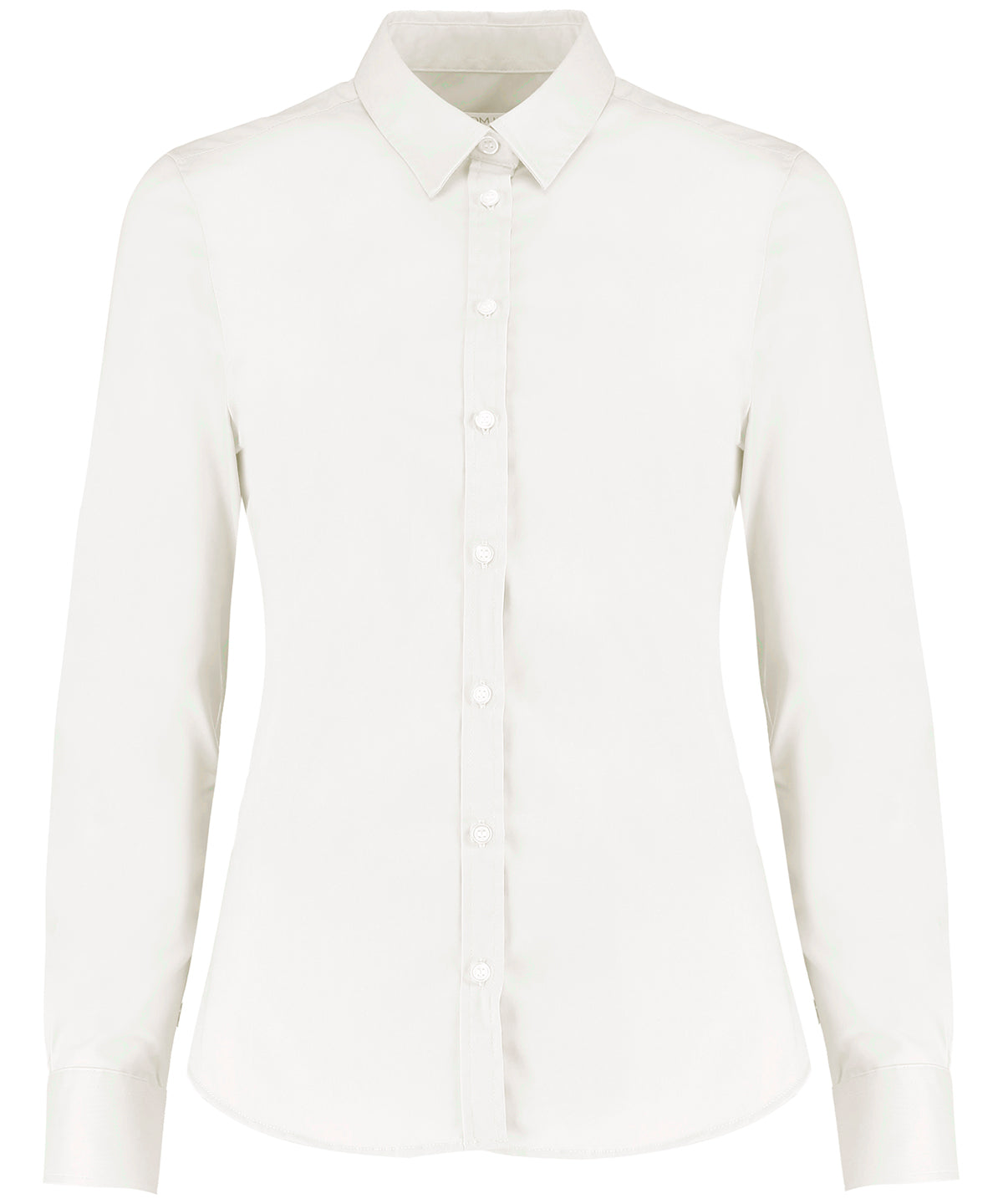 Shirts - Elegant och Bekväm Damstretchskjorta i Oxford-tyg White