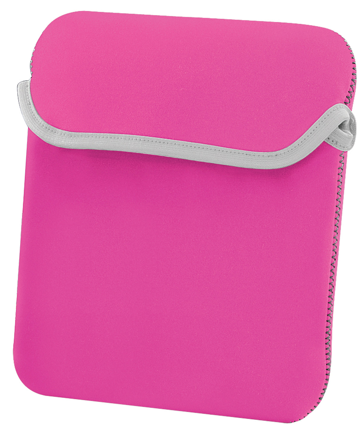 Laptop Cases - Vändbart iPad/tablet fodral Fushia Graphite Grey One size