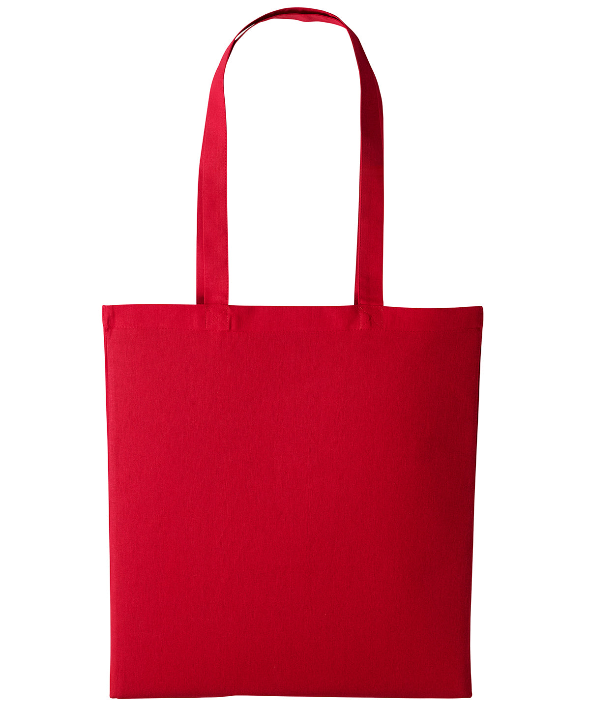 Bags - Återanvändbara Handväskor i Bomull med Långt Handtag Fire Red Red One size