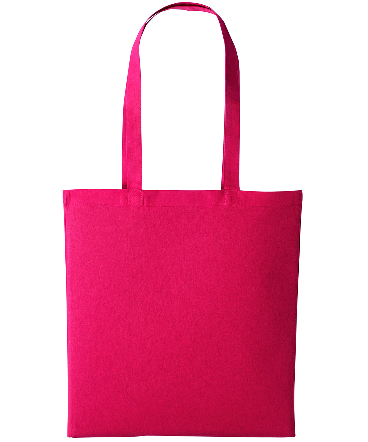 Bags - Återanvändbara Handväskor i Bomull med Långt Handtag Hot Pink One size