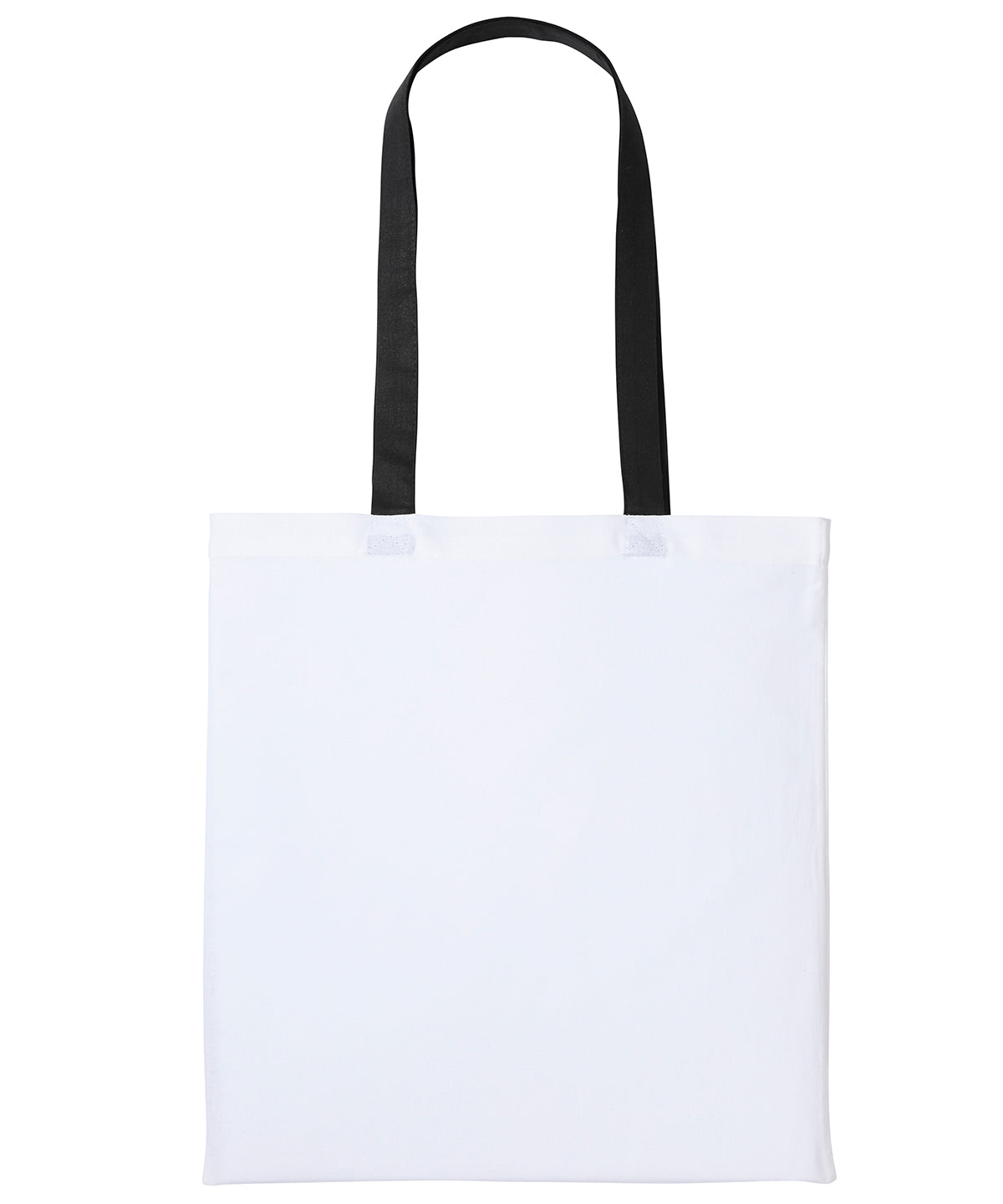 Bags - Varsity-stil Shopper med Långt Handtag White Black One size