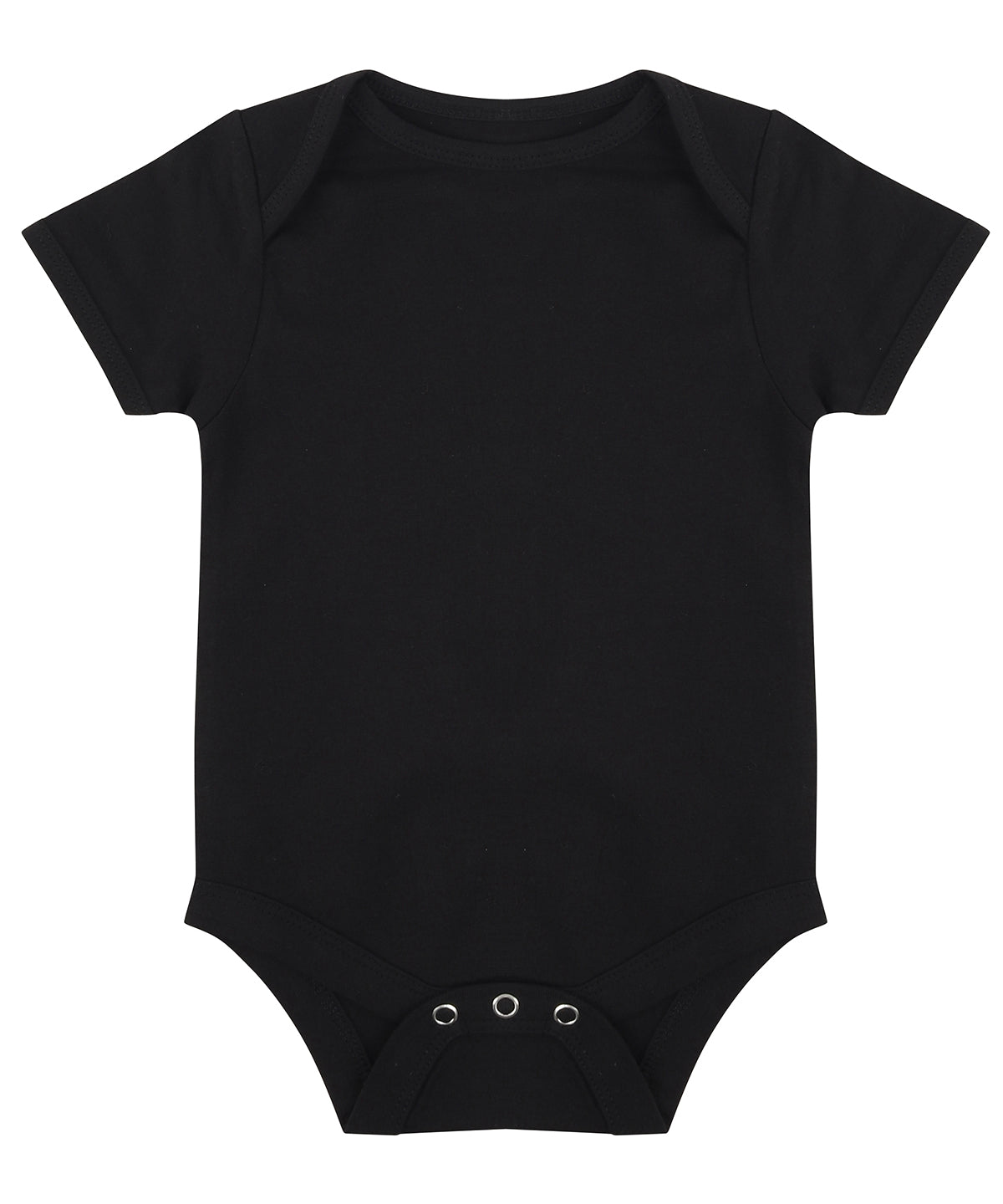 Bodysuits - Supermjuk kortärmad bodysuit för spädbarn Black