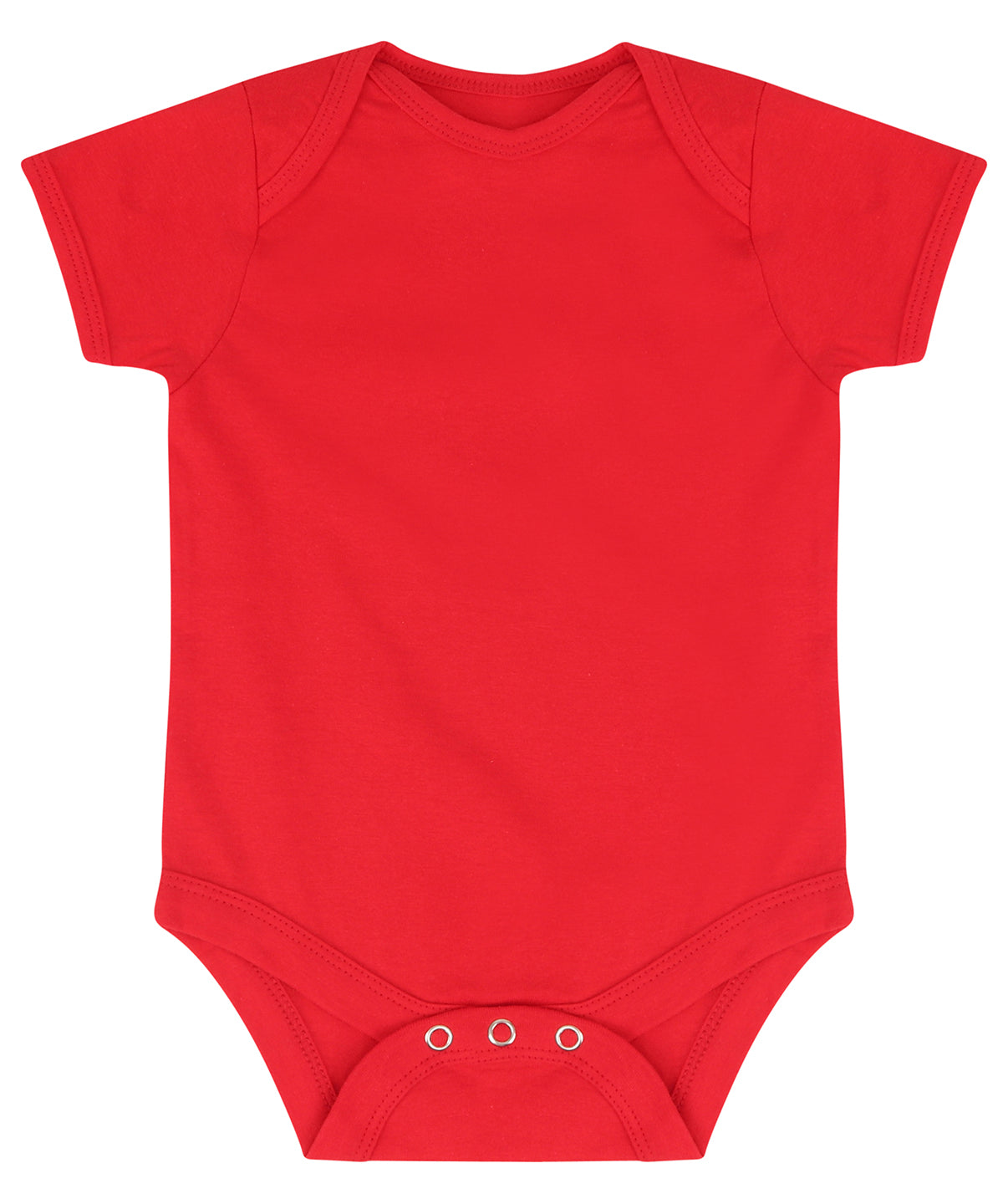 Bodysuits - Supermjuk kortärmad bodysuit för spädbarn Red