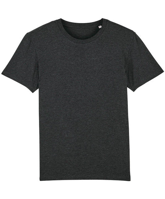 T-Shirts - Ikonisk Unisex T-shirt i Ekologisk Bomull Dark Heather Grey 4XL