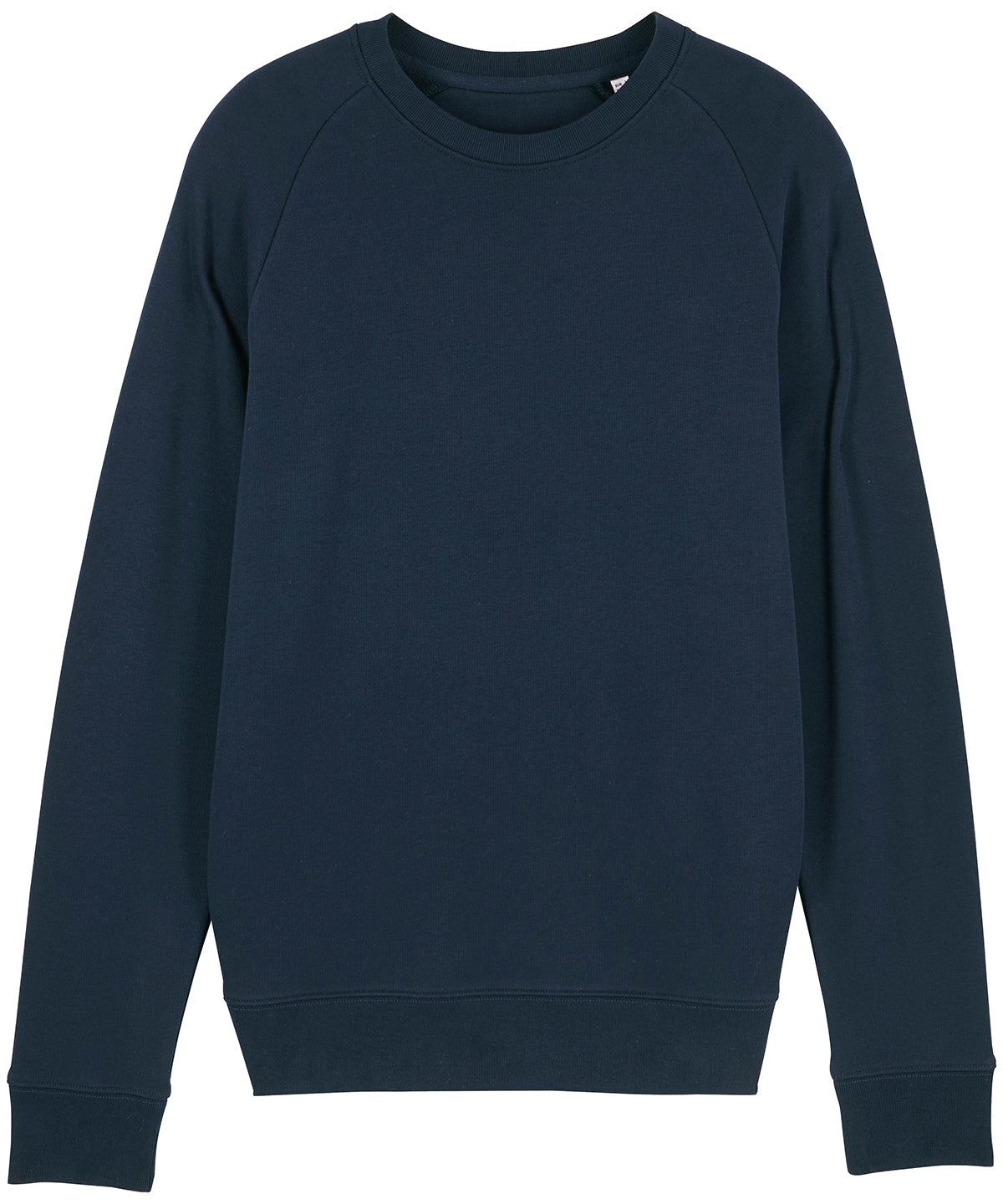 Sweatshirts - Ikonisk Unisex Sweatshirt med Rund Hals och Raglanärmar French Navy