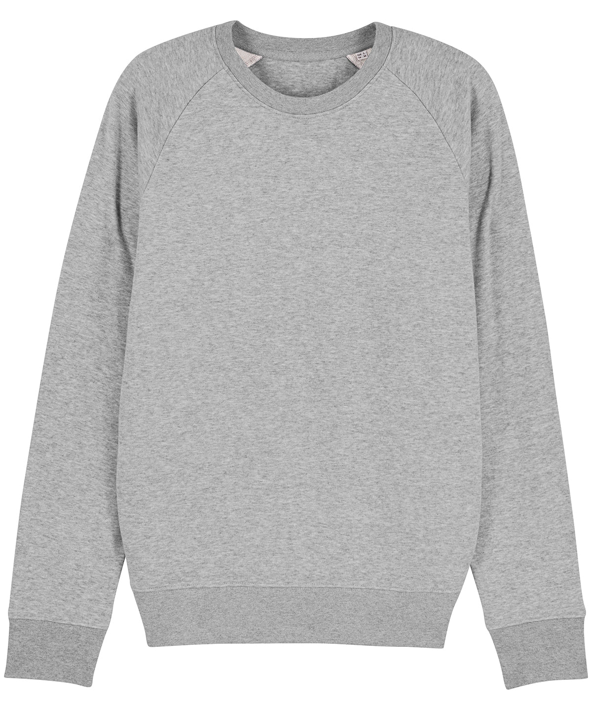 Sweatshirts - Ikonisk Unisex Sweatshirt med Rund Hals och Raglanärmar Heather Grey