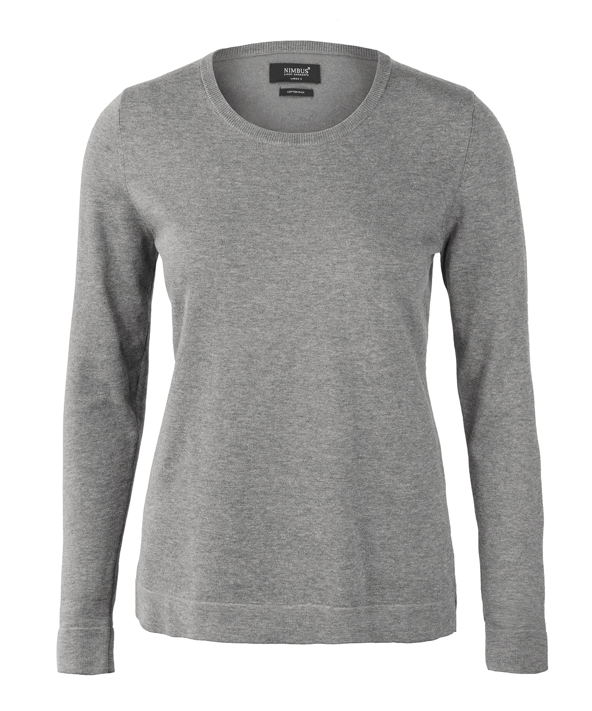 Knitted Jumpers - Elegant Brighton Linne Grey Melange