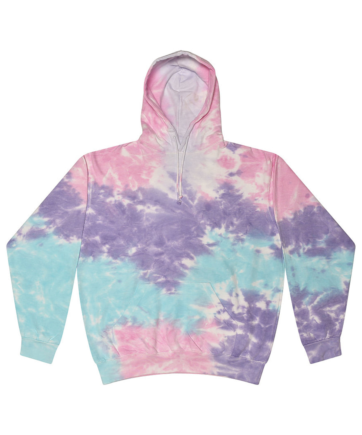 Hoodies - Regnbåge Tie-Dye Hoodie Cotton Candy