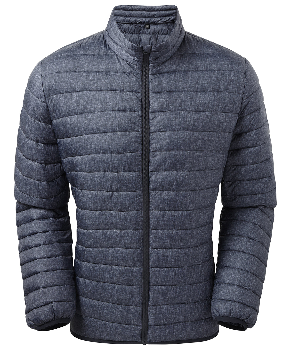 Jackets - Melange Vadderad Jacka Navy Melange