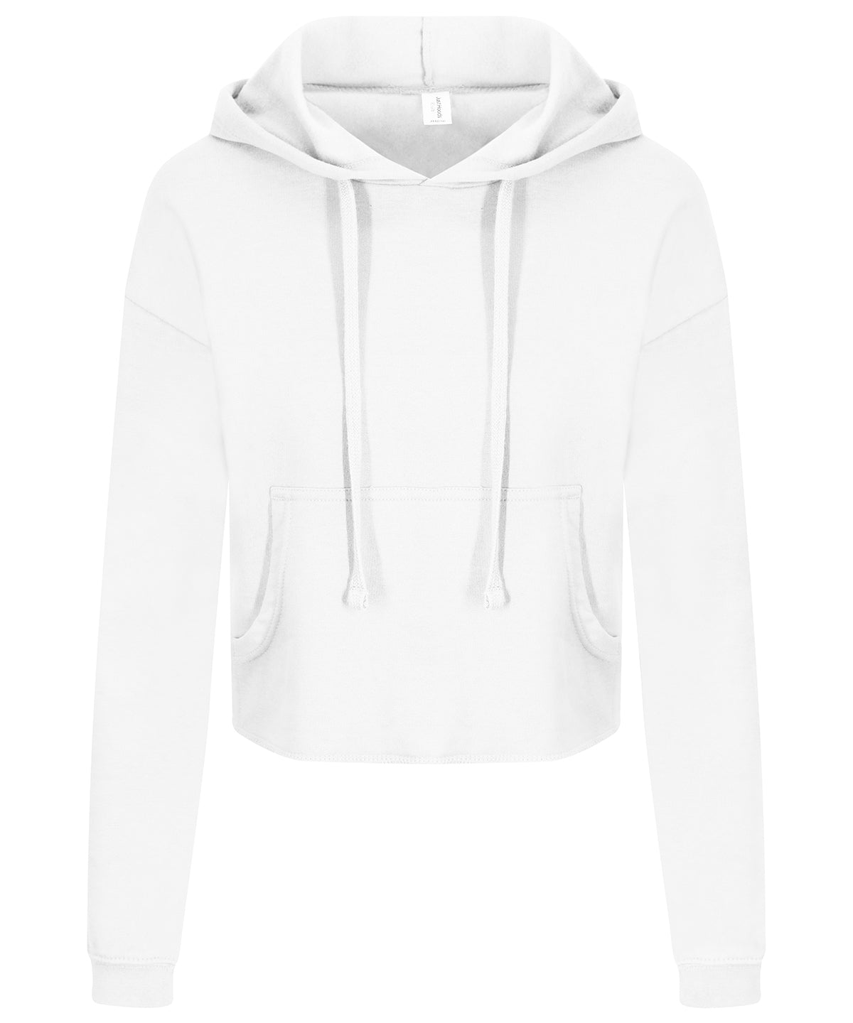 Hoodies - Kort hoodie Arctic White