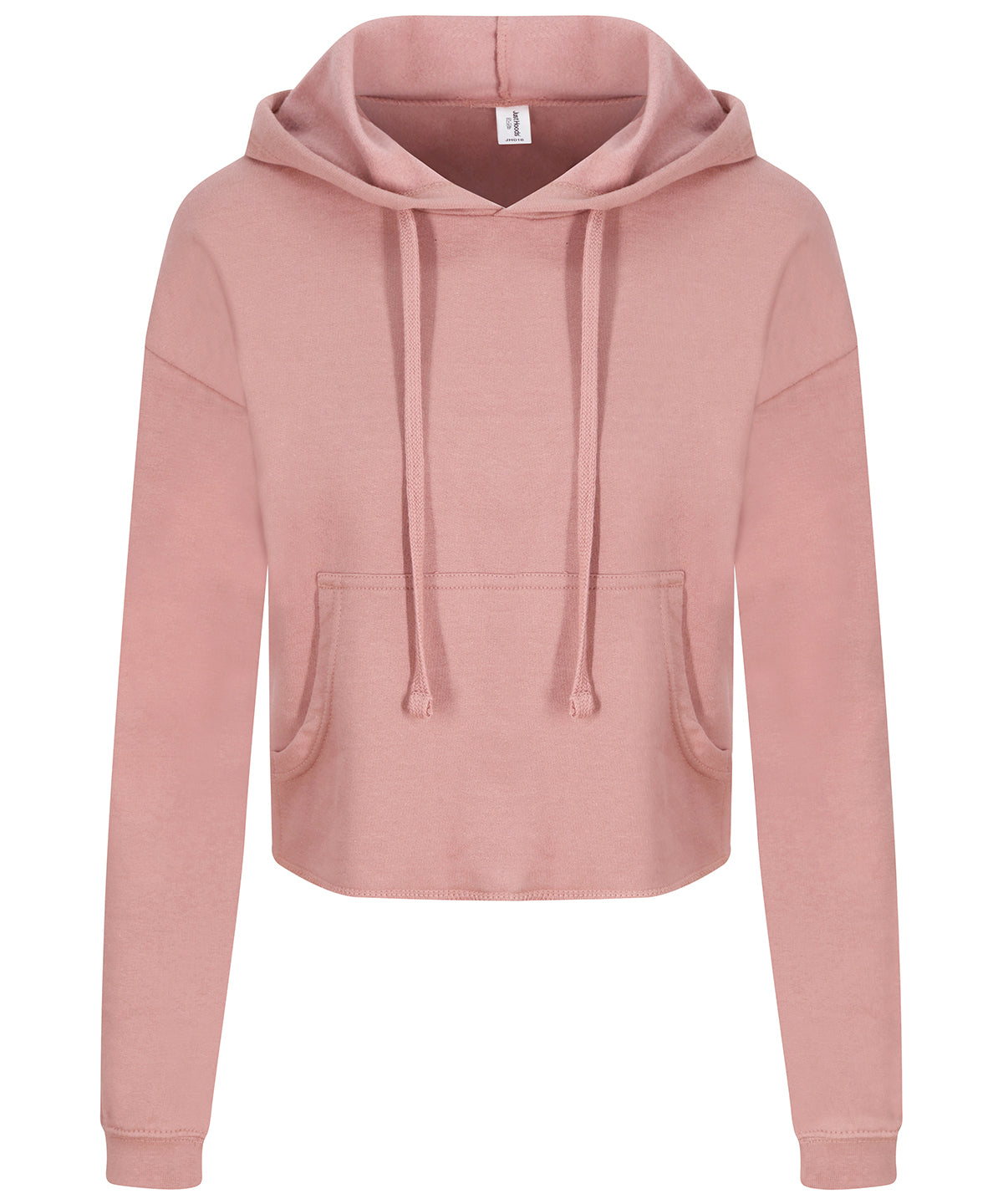 Hoodies - Kort hoodie Dusty Pink