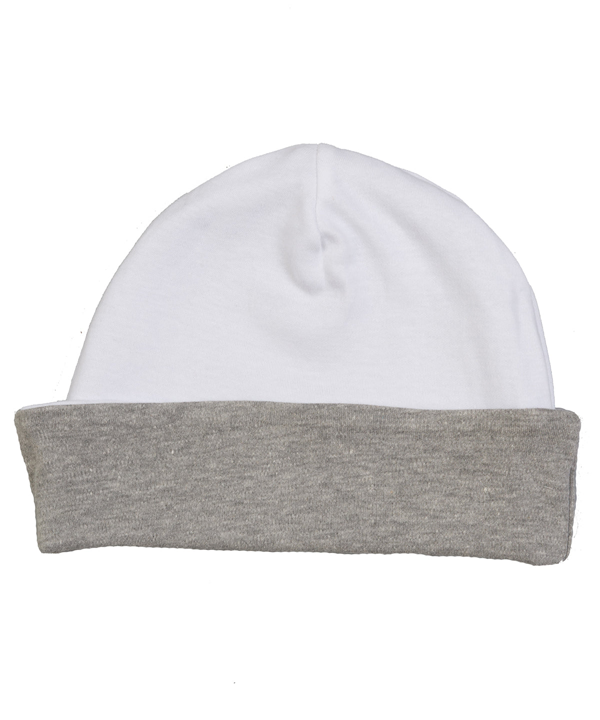 Hats - Vändbar slouchhatt för spädbarn White Heather Grey Melange One size