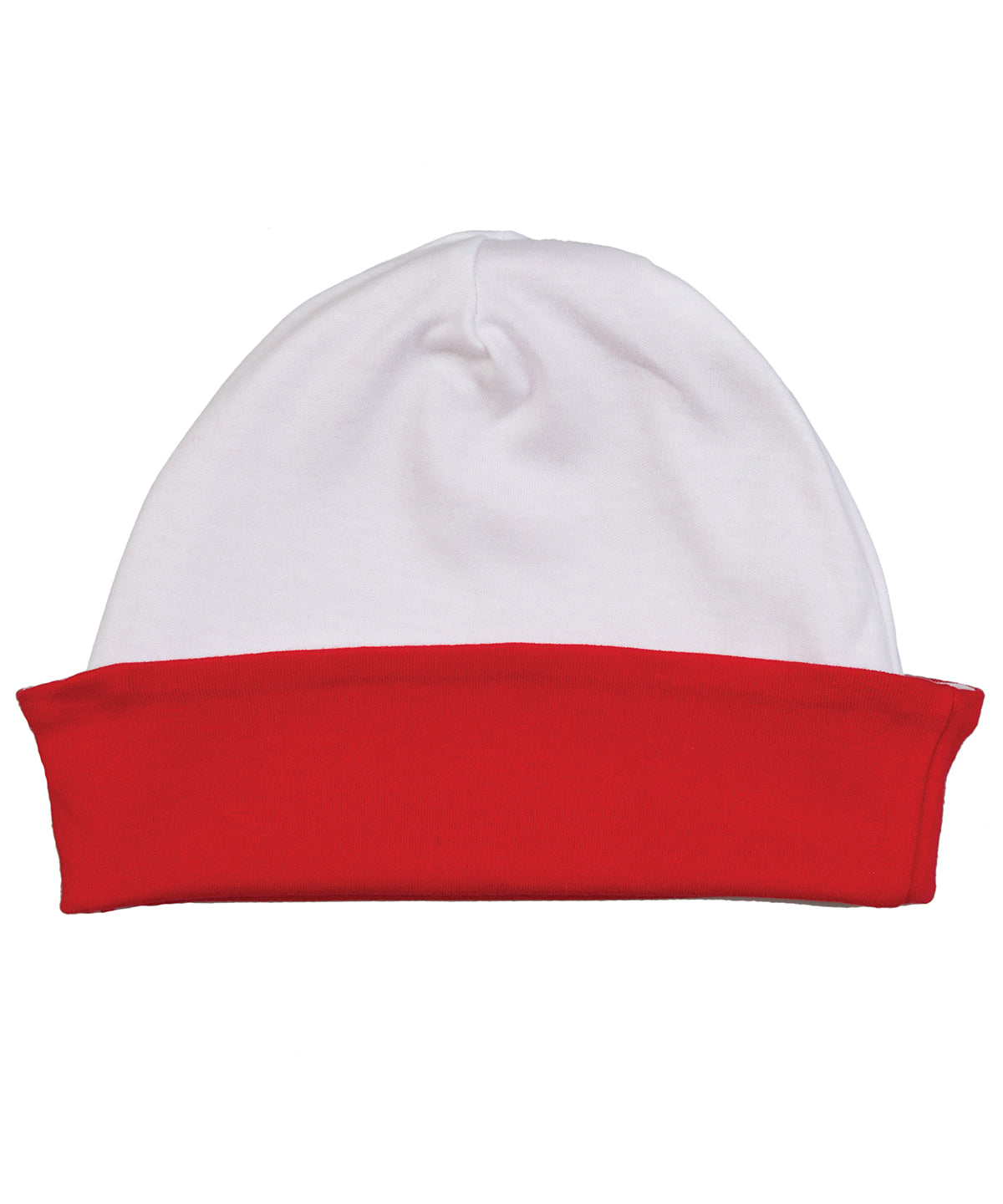 Hats - Vändbar slouchhatt för spädbarn Organic White Red One size