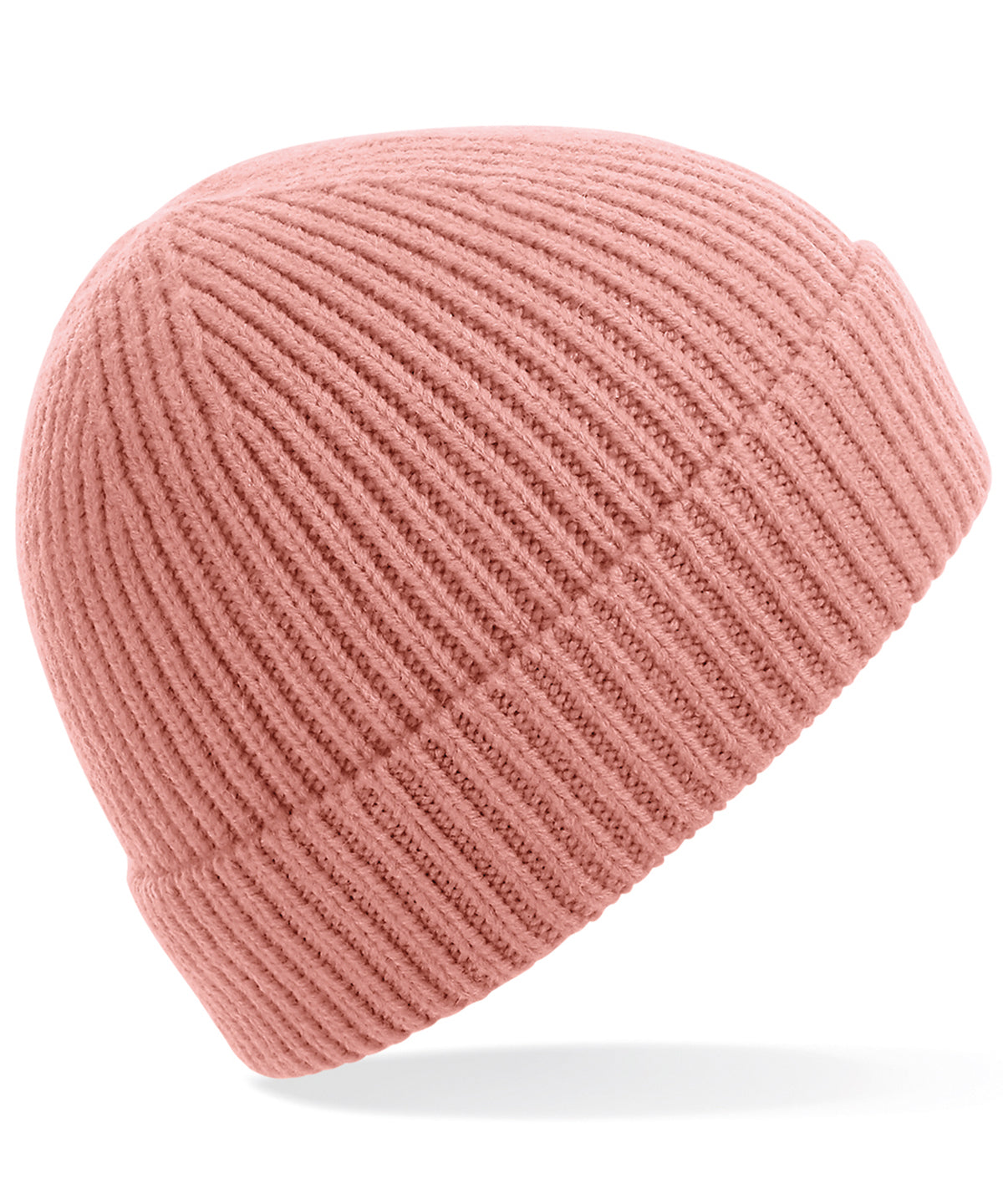 Beanies - Ribbad Mössa Blush One size