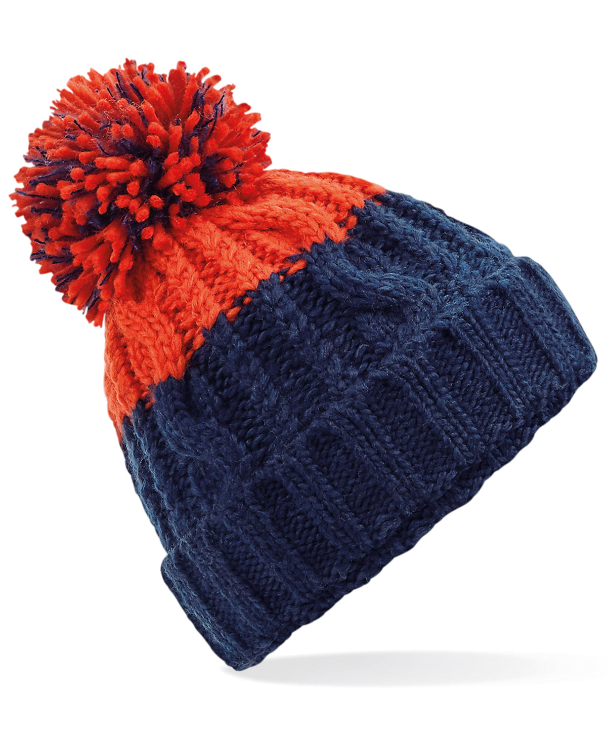 Beanies - Apres beanie Oxford Navy Fire Red One size