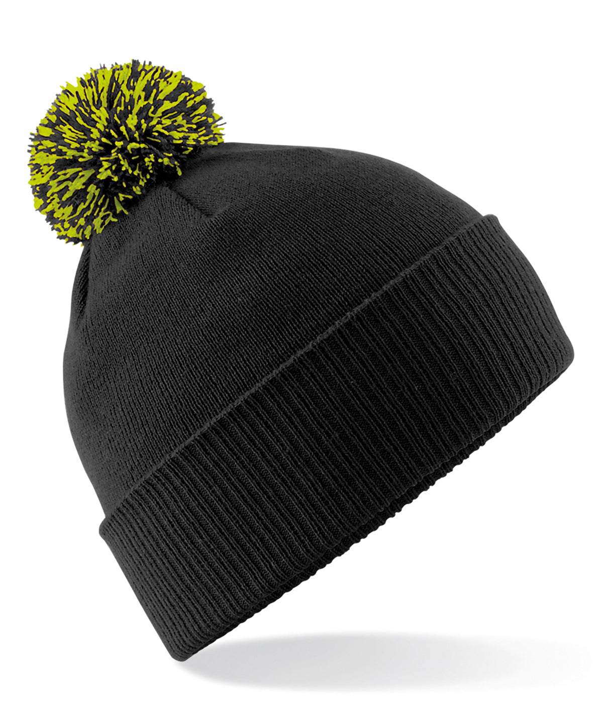 Beanies - Snowstar beanie Black Lime Green One size