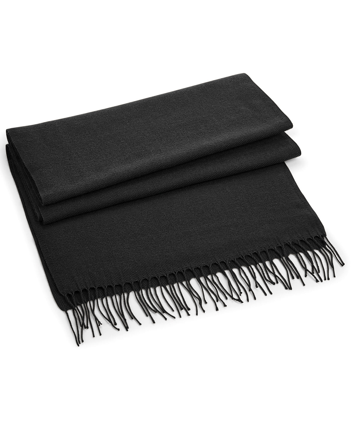 Scarves - Klassisk vävd sjal Black One size