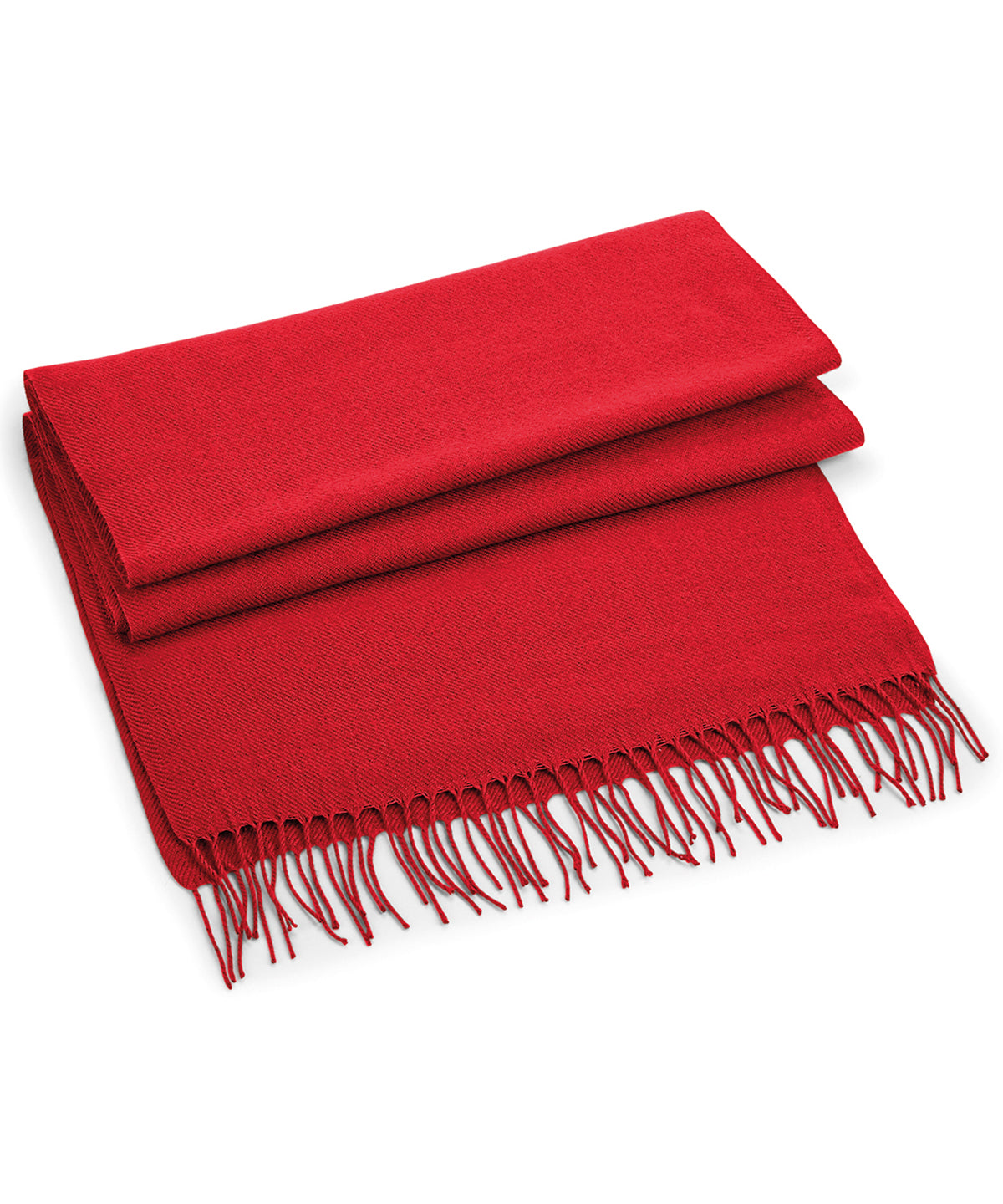 Scarves - Klassisk vävd sjal Classic Red One size