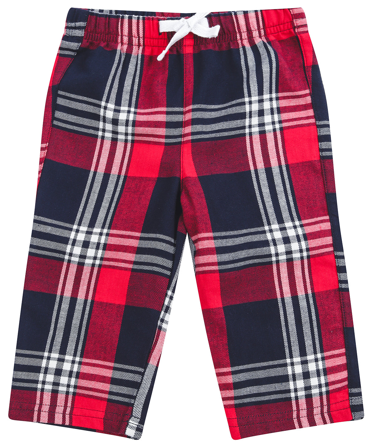 Loungewear Bottoms - Tartan Loungebyxor Red Navy Check