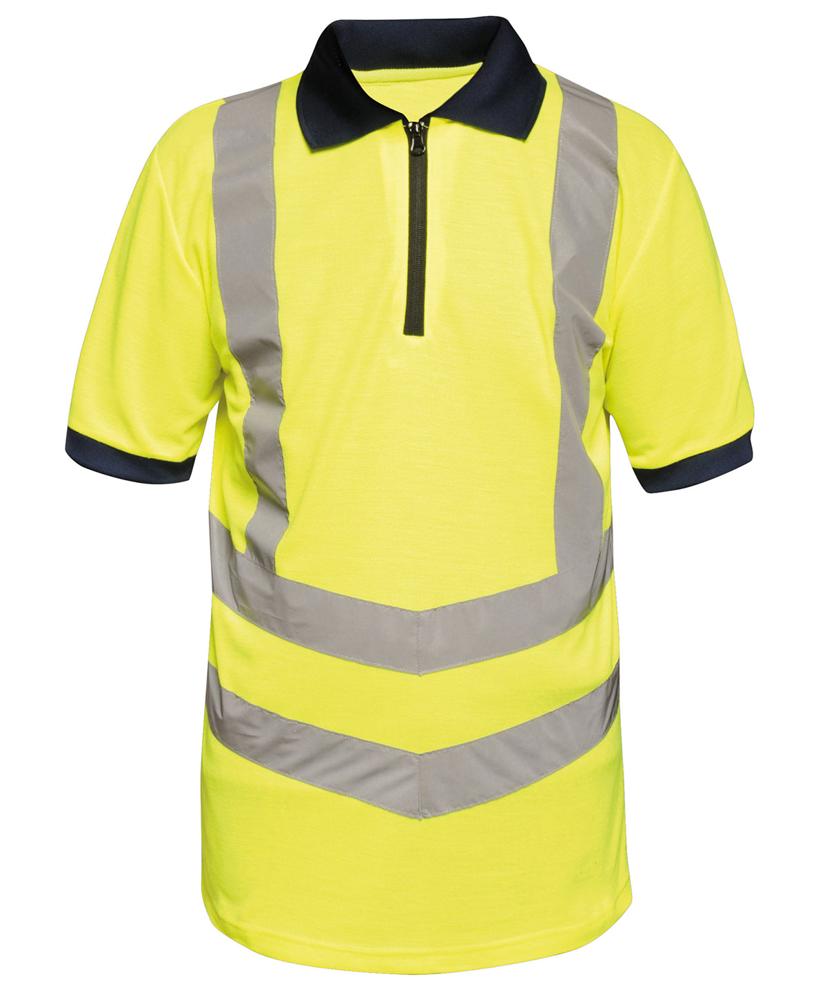 Polos - Hi-vis pro polo Yellow Navy