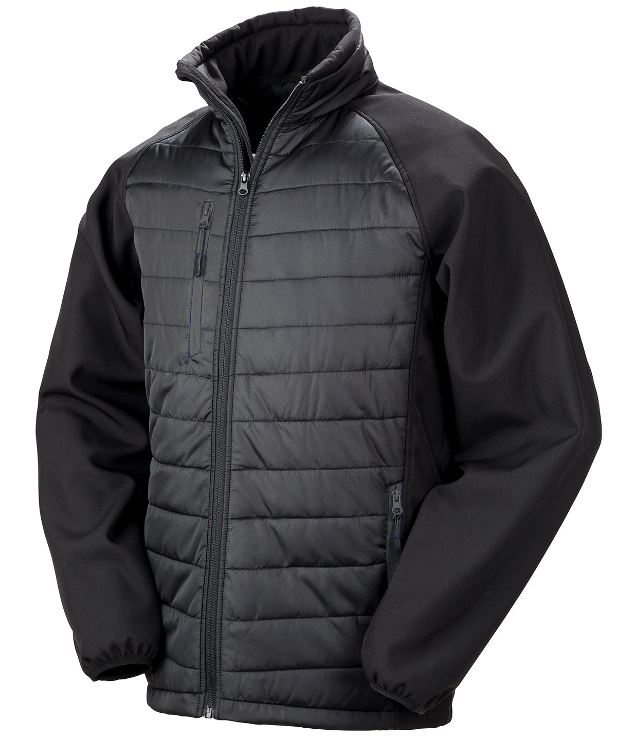 Softshells - Compass vadderad softshelljacka Black Black