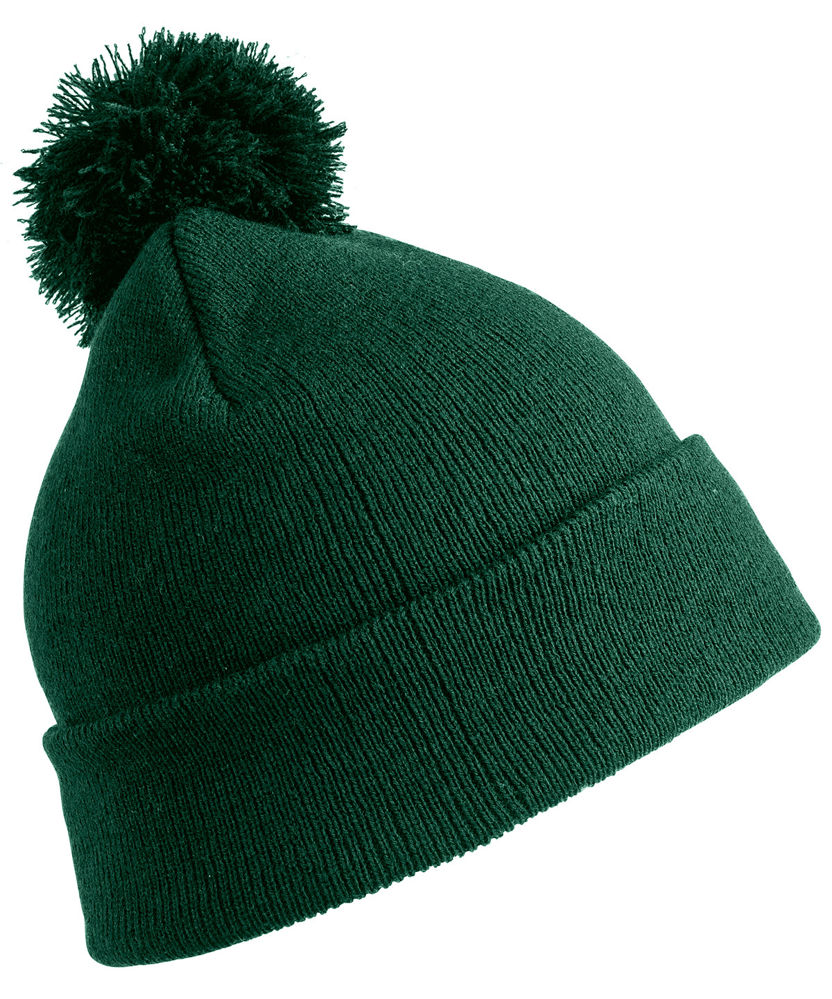 Beanies - Junior pom pom mössa – söt och värmande Bottle Green One size