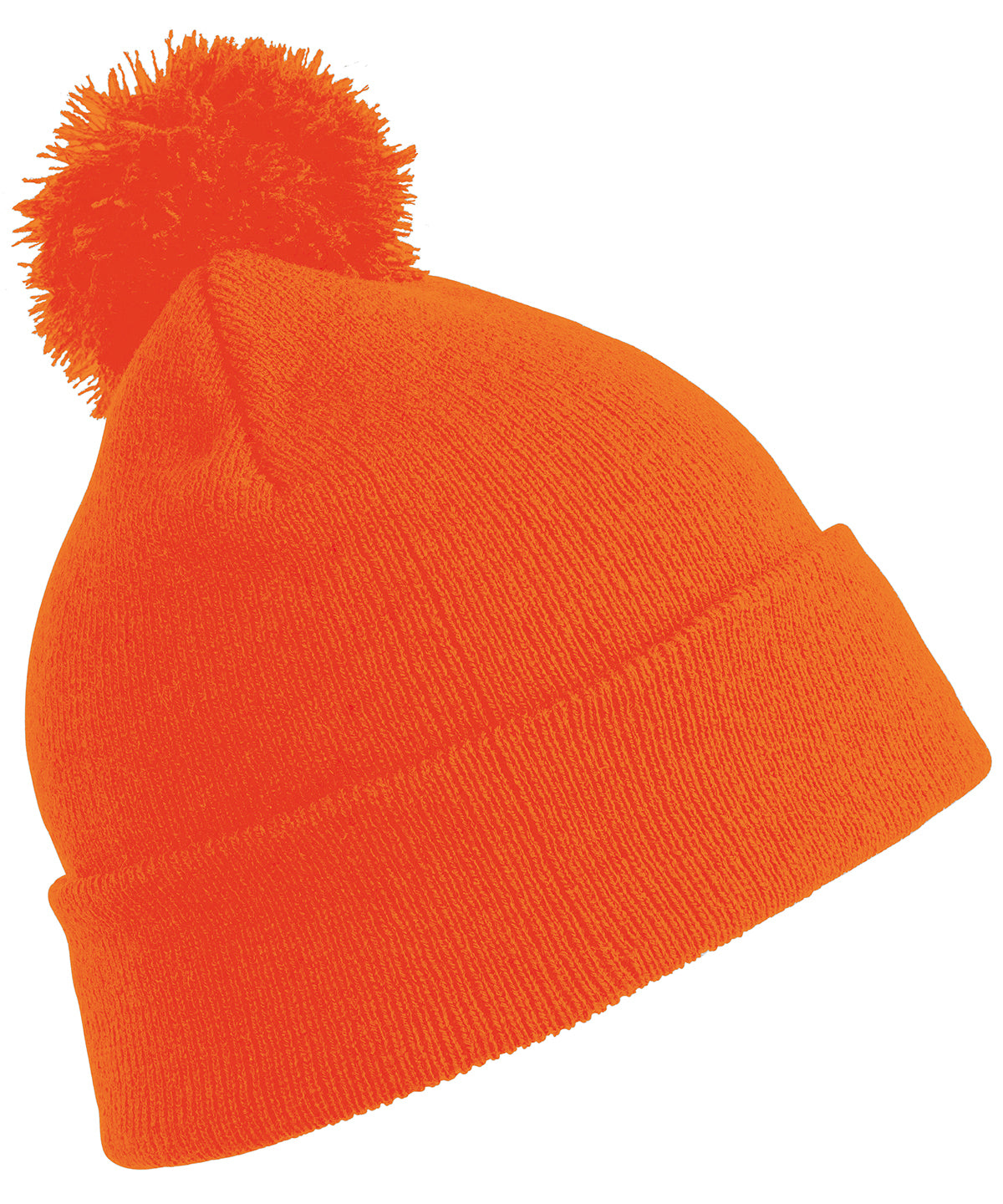 Beanies - Junior pom pom mössa – söt och värmande Flo Orange One size