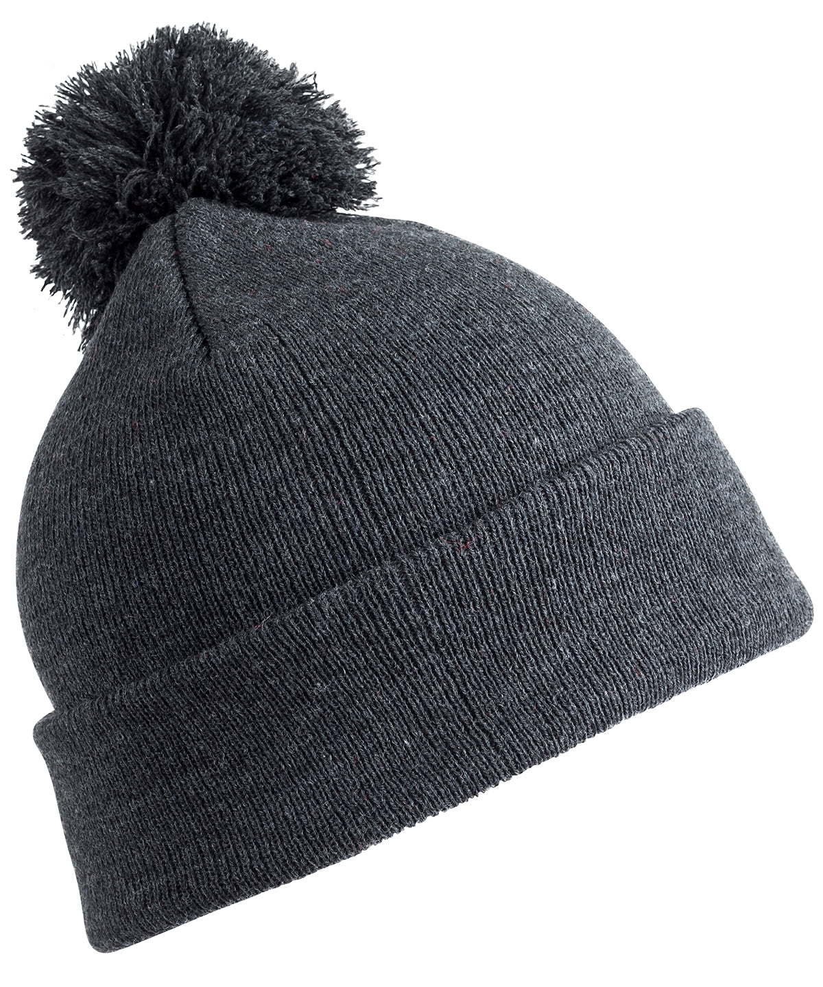 Beanies - Junior pom pom mössa – söt och värmande Grey One size