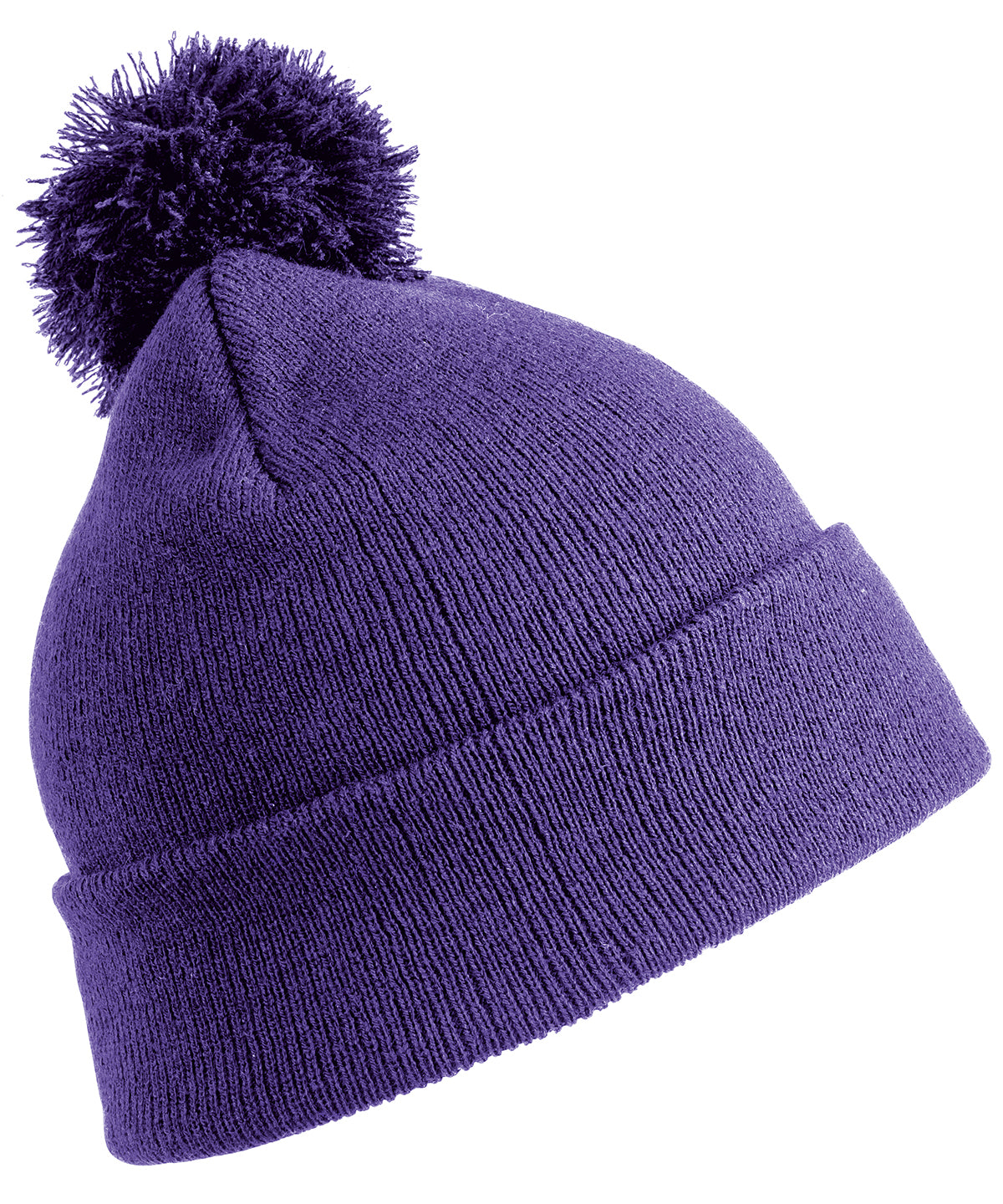 Beanies - Junior pom pom mössa – söt och värmande Purple One size