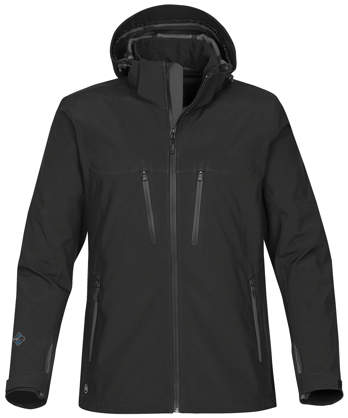 Softshells - Patrol teknisk softshelljacka Black Carbon