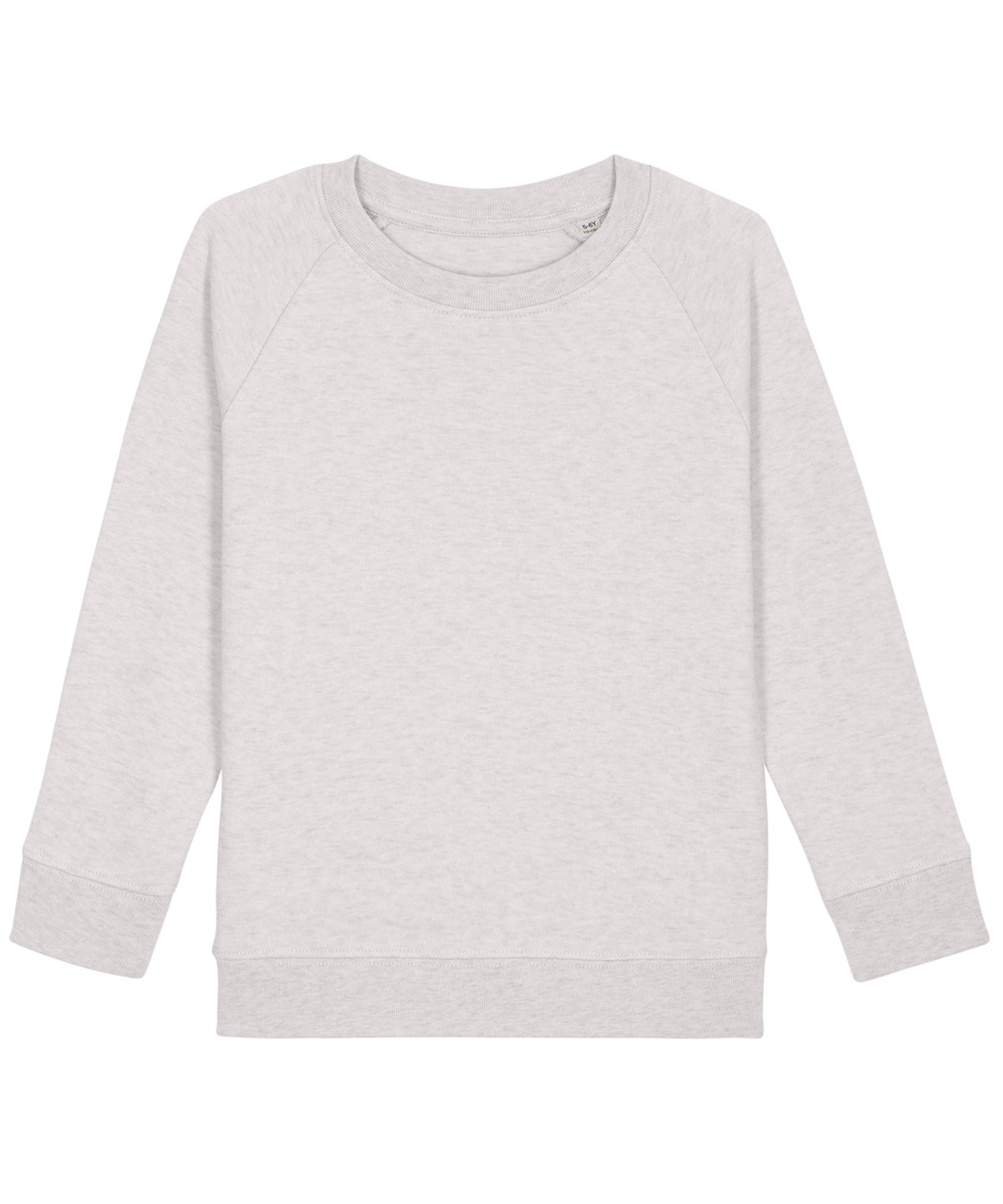 Sweatshirts - Ikonisk Unisex Barntröja med Rund Hals Cream Heather Grey