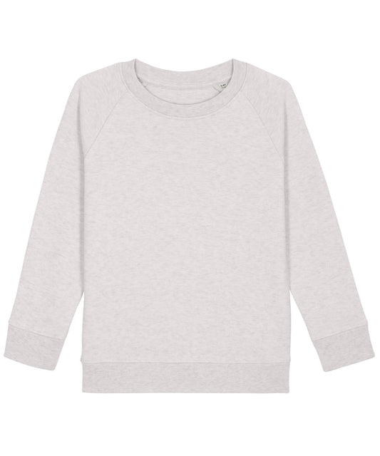 Sweatshirts - Ikonisk Unisex Barntröja med Rund Hals Cream Heather Grey