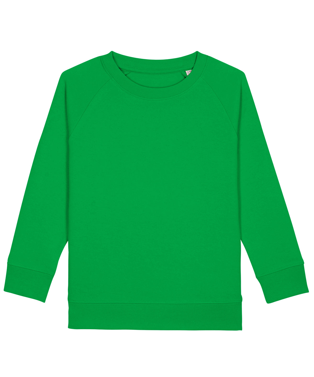 Sweatshirts - Ikonisk Unisex Barntröja med Rund Hals Fresh Green