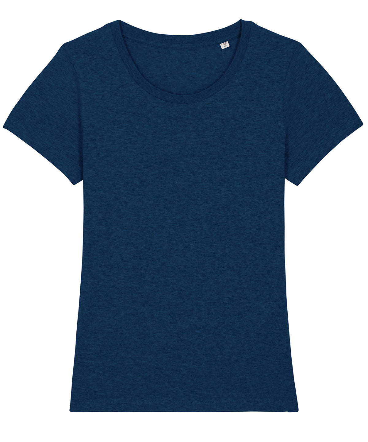 T-Shirts - Ikonisk Dam T-shirt i Ekologisk Bomull Black Heather Blue