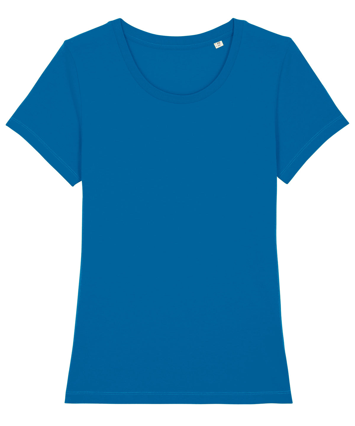 T-Shirts - Ikonisk Dam T-shirt i Ekologisk Bomull Royal Blue XS