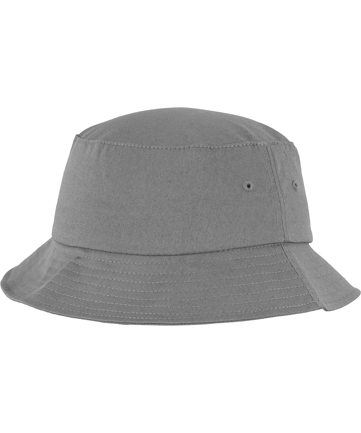 Hats - Flexfit Bomullstwill Bucket Hat Grey One size