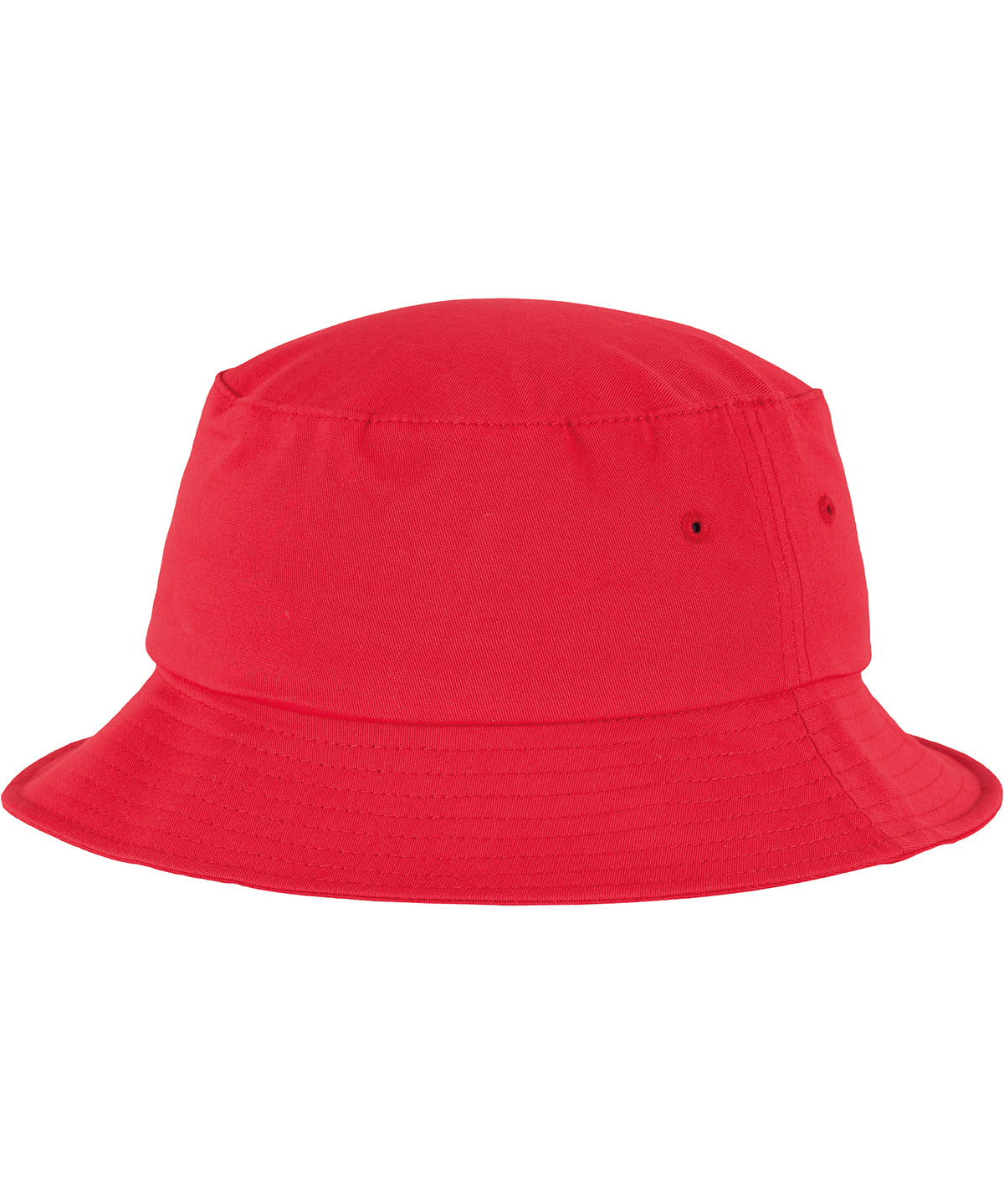 Hats - Flexfit Bomullstwill Bucket Hat Red One size