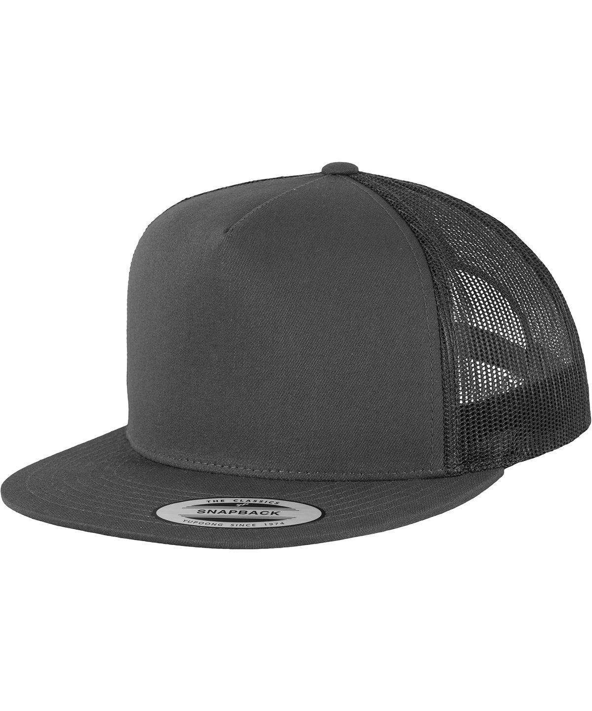 Caps - Klassisk Truckerkeps Charcoal One size