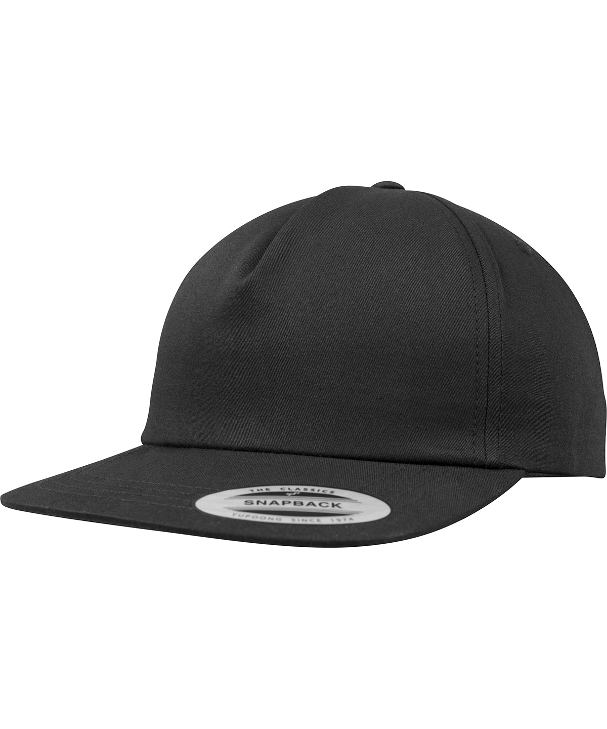 Caps - Ostrukturerad 5-panel Snapback Black One size