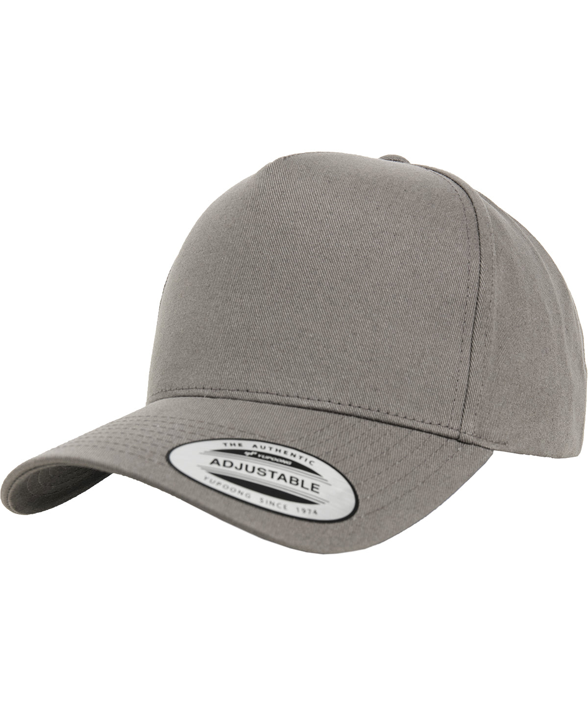 Caps - Fempanelers Böjd Klassisk Snapback Grey One size